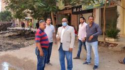 صور.. بدء تنفيذ الخطة الاستثمارية لأعمال تطوير شارع مستشفى الصدر