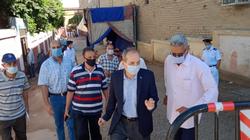 سكرتير عام أسيوط يطمئن على الإجراءات الوقائية بمحيط اللجان