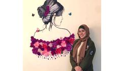 جرافيتي مجاني في شقة الزوجية.. «مريم» تدعم العرسان الجدد بـ«رسمة حلوة»