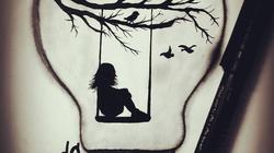 بالصور| "هدى" تحلم بفتح جاليري كبير.. وترسم من أجل الأيتام