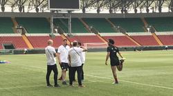 عاجل| بالفيديو.. صلاح يتأهب للمونديال بتدريبات منفردة بقيادة طبيب ليفربول