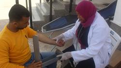 "طلاب من أجل مصر" بجامعة السويس تنظم حملة تبرع بالدم