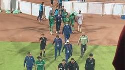 انفعال حسام حسن على الحكم إبراهيم نور الدين عقب الخسارة من الزمالك