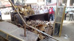 بالصور| رفع 158 إشغالاً من شوارع الحامول