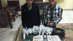 ضبط عاطلين بحيازتهما 91 لفافة "بانجو" في الإسماعيلية