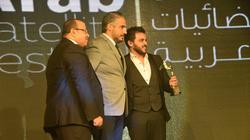 بالصور| تكريم محمد رشاد في مهرجان الفضائيات العربية