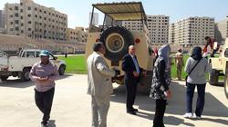 معدات الجيش تستعد للمشاركة في حملة "حلوة يا بلدي" بالدقهلية