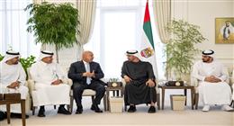 رئيس الإمارات يستقبل المشاركين في «جلوبال ريل».. ووزير النقل ينقل تحيات السيسي إلى آل نهيان