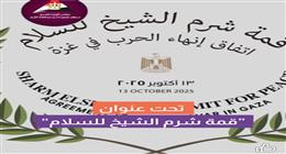«معلومات الوزراء»: قمة شرم الشيخ للسلام خطوة حاسمة لإنهاء حرب غزة وإطلاق الأسرى