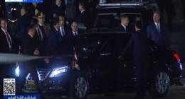 الرئيس السيسي يودع نظيره الأمريكي بمطار شرم الشيخ بعد مشاركته في قمة السلام