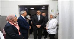 محافظ الجيزة يفتتح وحدة الرعاية المتوسطة والداخلي بمستشفى أكتوبر المركزي