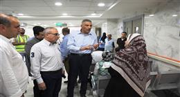 محافظ أسوان يدشن وحدة الكلى الصناعي الجديدة بمستشفى كوم أمبو المركزي