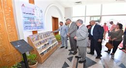 افتتاح منفذ لبيع إصدارات هيئة الكتاب بمكتبة مصر العامة في أسوان 