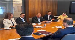 وزير الاستثمار والتجارة الخارجية يلتقي نائب رئيس مجلس إدارة شركة جي بي مورجان تشيس خلال زيارته إلى الولايات المتحدة