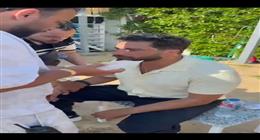 إصابة الفنان معتصم النهار خلال تصوير فيلم نصيب في الغردقة (صور)