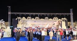 فرق الفنون الشعبية بمهرجان أسوان تستعد لتعامد الشمس على وجه رمسيس الثاني