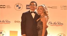 من هي زوجة طه دسوقي؟.. خطفت الأنظار في مهرجان الجونة السينمائي