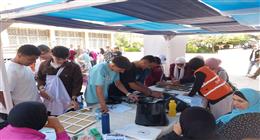 جامعة حلوان تنظم حملة توعوية حول مخاطر الحروق بالتعاون مع مؤسسة أهل مصر