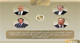 اتصالات مكثفة لوزير الخارجية لمتابعة الملف النووي الإيراني
