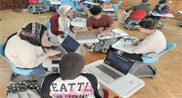 طلاب كلية الذكاء الاصطناعي بجامعة كفر الشيخ يستعرضون مشروعاتهم التطبيقية