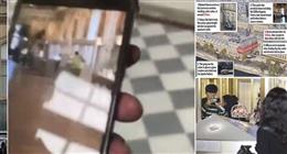 فيديو يوثق لحظة دخول لص لسرقة متحف اللوفر.. تنكر  في زي عامل بناء