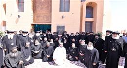 البابا تواضروس يزور إيبارشية أسيوط.. ويلتقي رهبان دير الأنبا هيرمنيا