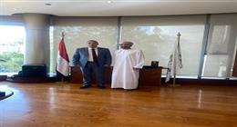 رئيس البورصة المصرية يستقبل نظيره العماني لبحث سبل التعاون 