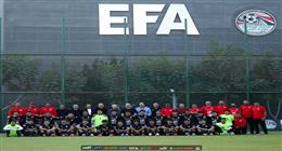 أبوريدة وجهاز منتخب مصر يدعمون الناشئين قبل السفر لكأس العالم