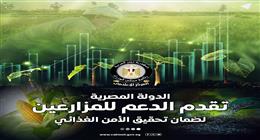 «معلومات مجلس الوزراء»: دعم المزارعين ركيزة أساسية لتحقيق الأمن الغذائي