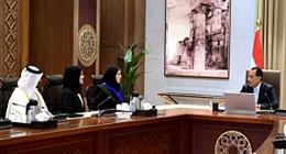مدبولي يبحث مع مسؤول قطري إدخال المساعدات الإنسانية إلى قطاع غزة  