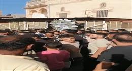 تشييع جنازة شاب توفى بعد ابتلاع لسانه أثناء لعب الكرة في الدقهلية