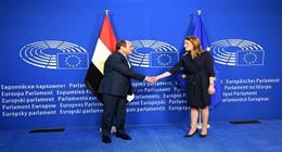 رئيسة البرلمان الأوروبي تثمّن جهود الرئيس السيسي: لولاه ما توصلنا إلى اتفاق غزة