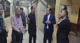 نائب وزير الصحة يوجه بإحالة مدير مستشفى حلوان العام إلى التحقيق للتقصير في العمل