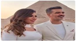 عقد قران هايدي موسى على الإعلامي محمد غانم «فيديو»