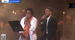 محمد منير وحماقي يقدمان عرضًا غنائيًا أمام الرئيس السيسي دعمًا لصمود الشعب الفلسطيني