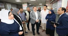 محافظ المنوفية يستبعد مدير مستشفى «سرس الليان» ويحيل 84 من العاملين إلى التحقيق
