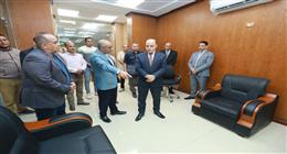 محافظ كفرالشيخ يتفقد التجهيزات النهائية لمركز التحول الرقمي بالديوان العام
