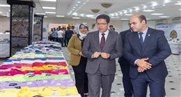 رئيس جامعة بنها يفتتح معرض «دكان الفرحة» بالتعاون مع صندوق تحيا مصر لدعم الطلاب