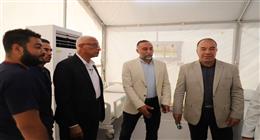 محافظ شمال سيناء يتفقد مستشفى الشيخ زويد المركزي