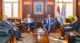 محافظ الإسكندرية يبحث مع سفيرة فنلندا آفاق التعاون المشترك