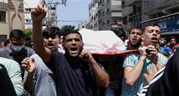 إعلام فلسطيني: شهيدان في غارة إسرائيلية على منزل بمنطقة اليرموك وسط غزة