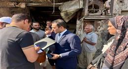 النيابة الإدارية تعاين موقع حريق مخبز غير مرخص بأسوان وتكلف لجنة فنية بالفحص