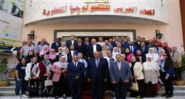 سامح شكري يحاضر كوادر «العربية للتصنيع» حول التطورات الإقليمية والعالمية المعاصرة (صور)