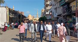 رئيس مدينة دسوق يتفقد ختام فعاليات مولد سيدي إبراهيم الدسوقي