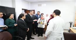نائب وزير الصحة يوجه برفع كفاءة مبنى مستشفى فارسكور المركزي بدمياط