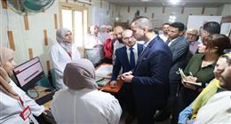 نائب وزير الصحة يتفقد عدة منشآت طبية بمحافظة الدقهلية