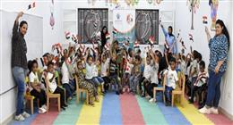 أفلام كرتون وأغانٍ.. أسقفية الخدمات تحتفل بذكرى نصر أكتوبر في إحدى قرى قنا