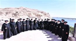 البابا تواضروس يدشن كنيسة مارمرقس في دير الأمير تادرس الشطبي بمنفلوط