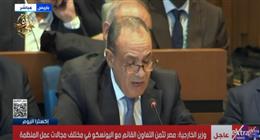 وزير الخارجية: مصر تثمن التعاون مع «اليونسكو» في مختلف مجالات عمل المنظمة