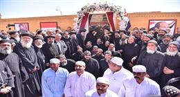 البابا تواضروس يزور دير «مارمينا» المعلق بجبل أبنوب